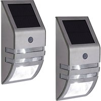my home LED Solarleuchte "Leyan, LED-Solar Wandleuchte" LED-Modul 2 Stk. Neutralweiß mit Bewegungsmelder und Montagematerial my home LED Solarleuchte "Leyan, LED-Solar Wandleuchte" LED-Modul 2 Stk. Neutralweiß mit Bewegungsmelder und Montagematerial von My Home