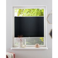 my home Plissee "DAHRA - in Crush-Optik", Lichtschutz, ohne Bohren, verspannt, Fixmaß, Klemmträger von My Home