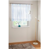 my home Raffrollo "Dimona" mit Klettschiene Transparent, Voile, Polyester, Wellen von My Home