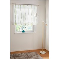 my home Raffrollo "Dimona" mit Klettschiene Transparent, Voile, Polyester, Wellen von My Home
