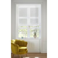 my home Raffrollo "TENDER" mit Klettband transparent, Leinen Optik mit Struktur, monochrom von My Home