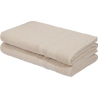 my home Saunatuch "Vanessa, als Set und Serie erhältlich, 2 Saunatücher, 80x200cm" Handtücher mit Bordüre, 100% Baumwolle, einfarbig, weich my home Saunatuch "Vanessa, als Set und Serie erhältlich, 2 Saunatücher, 80x200cm" Handtücher mit Bordüre, 100% Baumwolle, einfarbig, weich von My Home