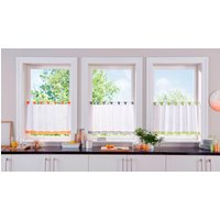 my home Scheibengardine "Bitola" Schlaufen 1 Stk. tlg. Fertiggardine, transparent von My Home