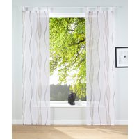 my home Schiebegardine "Dimona" Schlaufen 2 Stk. tlg. 2er-Set, Fertiggardine, inkl. Beschwerungsstange, Wellen von My Home