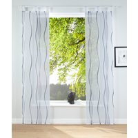 my home Schiebegardine "Dimona" Schlaufen 2 Stk. tlg. 2er-Set, Fertiggardine, inkl. Beschwerungsstange, Wellen von My Home