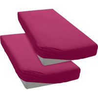 my home Spannbettlaken "PAPRIKA" Bettlaken, Laken, in zwei Qualitäten: Fleece & Jersey, 100% Polyester von My Home