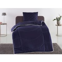 my home Steppbett + Kopfkissen "Microlux, Bettdecke 135x200 cm, 155x220 cm" Set mit Kissen 40x80 cm, 80x80 cm, Sommer, Herbst, Winter in 4 Farben von My Home