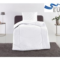 my home Steppbett + Kopfkissen "Microlux, Bettdecke 135x200 cm, 155x220 cm" Set mit Kissen 40x80 cm, 80x80 cm, Sommer, Herbst, Winter in 4 Farben von My Home