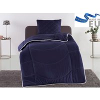 my home Steppbett + Kopfkissen "Microlux, Bettdecke 135x200 cm, 155x220 cm" Set mit Kissen 40x80 cm, 80x80 cm, Sommer, Herbst, Winter in 4 Farben von My Home