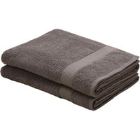 my home Strandtücher "Juna, 2 Badetücher 100x180, 100% Baumwolle", (2 St.), Handtuch-Set und als Serie, weich, Handtücher in Uni-Farben von My Home