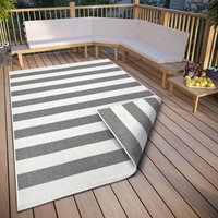 my home Teppich "Alan Wendeteppich" rechteckig 5 mm Höhe beidseitig nutzbar, Streifen, Scandi, wetterfest, für In- und Outdoor my home Teppich "Alan Wendeteppich" rechteckig 5 mm Höhe beidseitig nutzbar, Streifen, Scandi, wetterfest, für In- und Outdoor von My Home