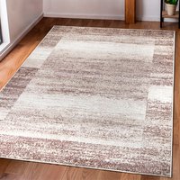 my home Teppich "Beldre" rechteckig 9 mm Höhe mit besonders weichem Flor, Kurzflor, modernes Design, mit Bordüre my home Teppich "Beldre" rechteckig 9 mm Höhe mit besonders weichem Flor, Kurzflor, modernes Design, mit Bordüre von My Home