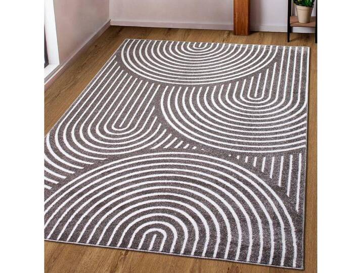 my home Teppich Fadel, rechteckig, Höhe: 9 mm, 3D-Effekt, softer Kurzflor, pflegeleicht, leichter Glanz, Scandi-Look, braun, taupe my home Teppich Fadel, rechteckig, Höhe: 9 mm, 3D-Effekt, softer Kurzflor, pflegeleicht, leichter Glanz, Scandi-Look, braun, taupe von My-Home