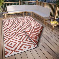 my home Teppich "Ronda Wendeteppich" rechteckig 5 mm Höhe Sisal-Optik, Flachgewebe, In- und Outdoor, geometrisches Boho Design von My Home