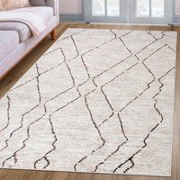my home Teppich "Smilla", rechteckig, 9 mm Höhe, mit besonders weichem Flor, Kurzflor, moderne Berber Optik, Boho von My Home