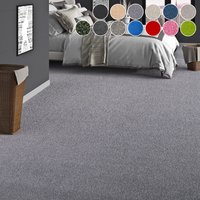 my home Teppichboden "Zephyra, Schlinge, Made in Netherlands" rechteckig 8 mm Höhe Uni Farben, Breite 400 cm, strapazierfähig, Wohnzimmer, Schlafzimmer von My Home