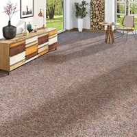 my home Teppichboden "Caio, Schlinge" rechteckig 8 mm Höhe meliert, Breite 400 cm, strapazierfähig, Wohnzimmer, Schlafzimmer von My Home