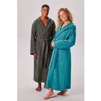 my home Unisex-Bademantel "Regona, Hotelbademantel, Morgenmantel, Standardlänge & Überlänge" 1 Stk. tlg., Damen & Herren, mit Taschen, flauschig, weich, Velours, Sauna & Spa von My Home