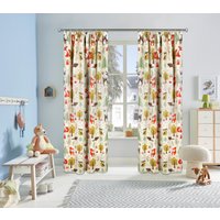 my home Verdunkelungsvorhang "Waldtiere" Kräuselband 1 Stk. tlg. blickdicht, bedruckt, verschiedene Größen von My Home