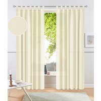 my home Vorhang "Raja" Schlaufen 2 Stk. tlg. 2er-Set, Bestseller, einfarbig, modern, pflegeleichte Mikrofaser von My Home