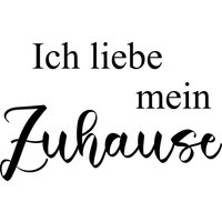 my home Wandtattoo "Ich liebe mein Zuhause", (1 St.) von My Home