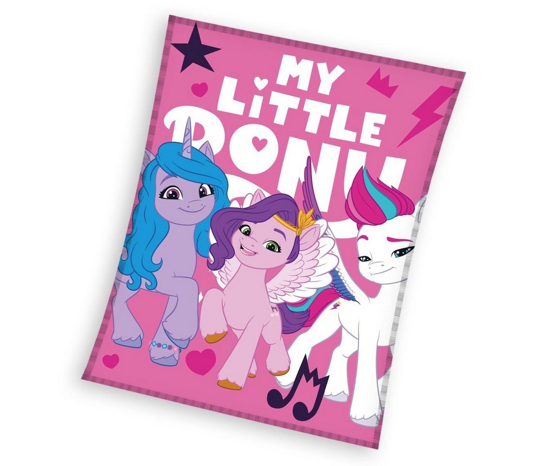 Kinderdecke My Little Pony Fleecedecke Kuscheldecke 130 x 170 cm, My Little Pony von My Little Pony