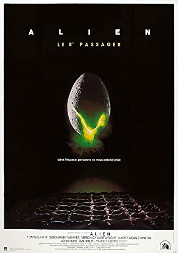 My Little Poster ALIEN The 8th FAHRGAST Original-Film Poster A3 (29,7x42cm) Ungerahmt Wandbild für Flur von My Little Poster