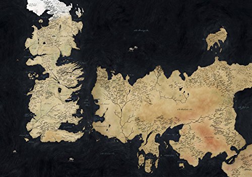 My Little Poster Poster Spiel der THRONEN Sept couronnes Sieben Königreich Westeros Karte Karten von My Little Poster