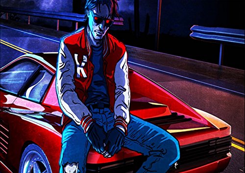 Poster Kavinsky Künstler Wandkunst Poster Kavinsky Künstler Wandkunst von My Little Poster