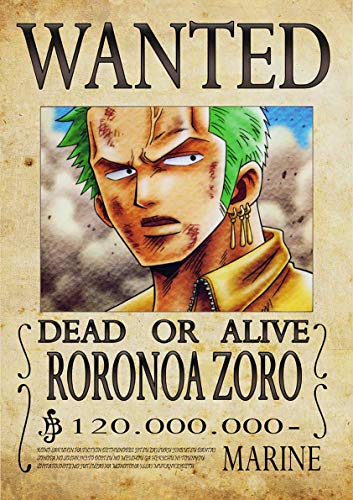 My Little Poster - Poster - Wandposter - A4 - Anime - One Piece - Franky, Roronoa Zoro, Monkey D. Luffy - Heimbüro My Little Poster - Poster - Wandposter - A4 - Anime - One Piece - Franky, Roronoa Zoro, Monkey D. Luffy - Heimbüro von My Little Poster