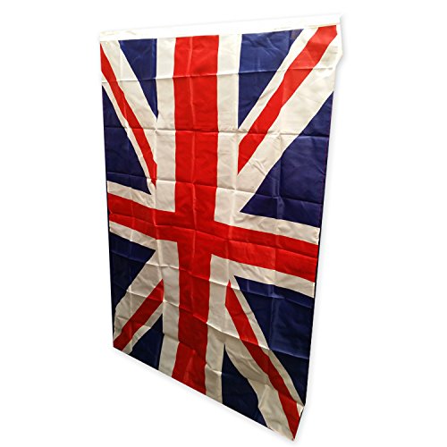 Union Jack Flagge - 152 x 91 Zentimeter/für Innen oder Außen/Britische Andenken aus London England UK von KAV