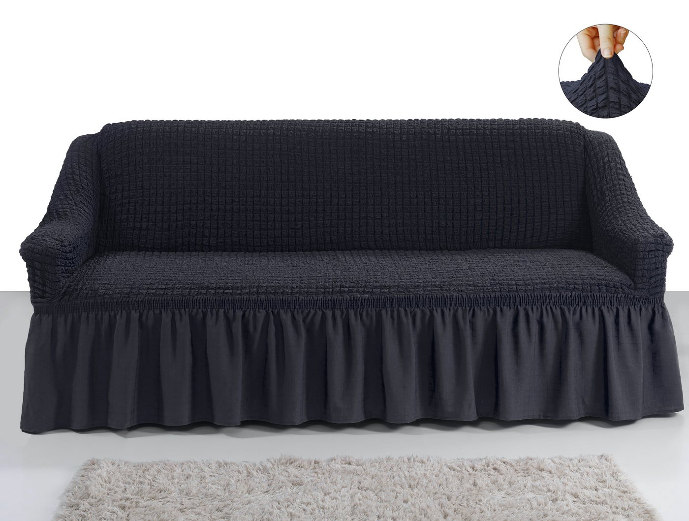 Sofahusse Sofahusse 3-Sitzer Sofabezüge elastischer Sofa Überwurf SF, My Palace, weich, elastisch und waschbar - Ein neues Wohngefühl. von My Palace