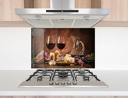 Myphotostation.com Küchenfliesen-Dekor, Herd-Rückabdeckung, Glas-Spritzschutz für Herdplatte, Hartglas, Herdschutz, 109 x 68 cm (B x H) von My Photostation.com
