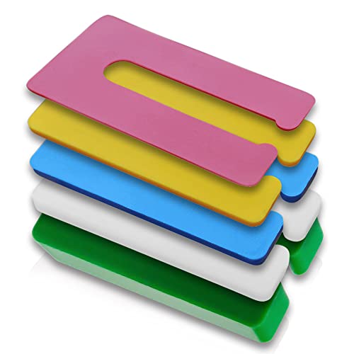 My Plast Distanzstücke – Unterlegeplättchen aus Kunststoff. variable Ausgleichsplättchen. 57 x 29 x 1. 2. 3. 4. 6. 8 mm. 6 x 50 Stück von My Plast
