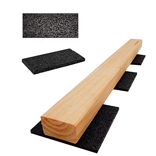 Terrassenpads 100 x 50 mm x 3mm 6mm 8mm 10mm 20mm | Unterleger aus Gummigranulat | Stärke und Menge auswählen (100 x 50 x 3 mm Menge: 100 Stück) von My Plast