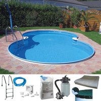 my POOL BWT Achtformpool "BALI 1", (Komplett-Set, 7 tlg.), Höhe 120 cm, in verschiedenen Größen verfügbar von My Pool Bwt