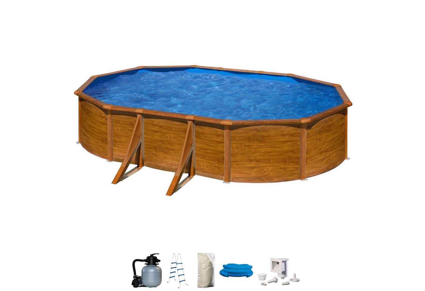 my POOL BWT Ovalpool (Set), 5-tlg., BxLxH: 375x730x120 cm von my POOL BWT