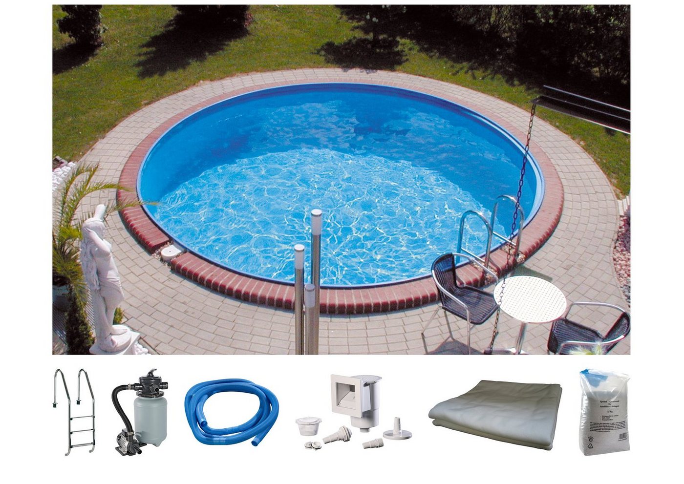 my POOL BWT Rundpool PREMIUM (Set, 6-tlg), Tiefe 1,35 m, in verschiedenen Größen von My Pool Bwt