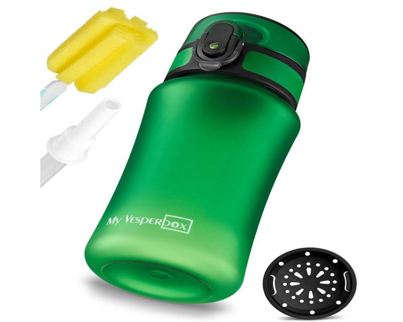 My Vesperbox Trinkflasche Minny 350 ml, auslaufsicher, kohlensäuregeeignet, PERFEKT FÜR KINDER von My Vesperbox