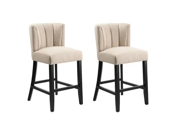 2er-Set Hatfield Barhocker – Kalkstein 2er-Set Hatfield Barhocker – Kalkstein von My furniture