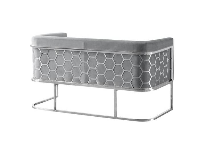 Alveare 2-Sitzer Sofa -Silber- Taubengrau Alveare 2-Sitzer Sofa -Silber- Taubengrau von My furniture