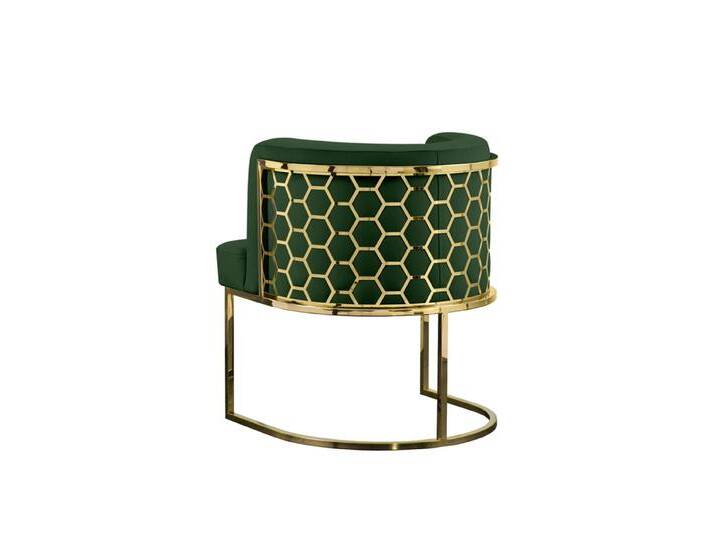 Alveare Esstischstuhl - Messing - Flaschengrün Alveare Esstischstuhl - Messing - Flaschengrün von My furniture