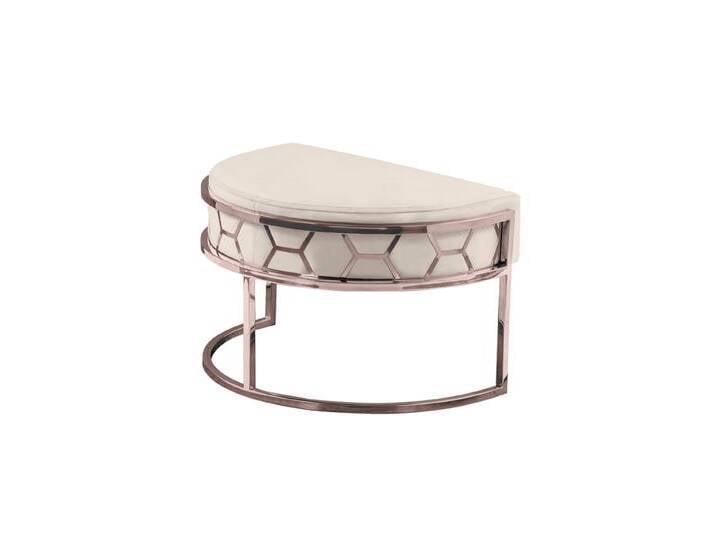 Alveare Fußhocker - Kupfer - Kreideweiß Alveare Fußhocker - Kupfer - Kreideweiß von My furniture