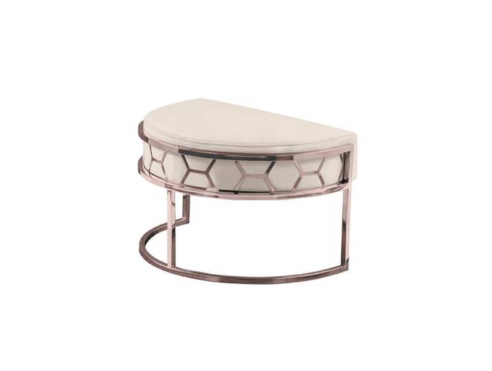 Alveare Fußhocker - Kupfer - Kreideweiß Alveare Fußhocker - Kupfer - Kreideweiß von My furniture