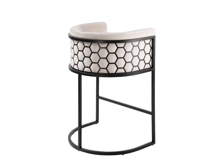 Alveare Thekenhocker - Basis Schwarz - Kreideweiß Alveare Thekenhocker - Basis Schwarz - Kreideweiß von My furniture