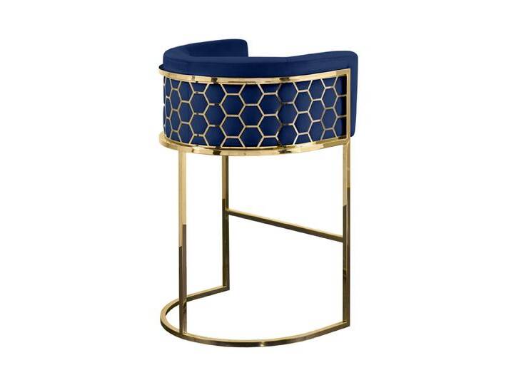 Alveare Thekenhocker - Messing - Königsblau Alveare Thekenhocker - Messing - Königsblau von My furniture