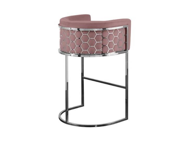 Alveare Thekenhocker - Silber - Zartrosa Alveare Thekenhocker - Silber - Zartrosa von My furniture