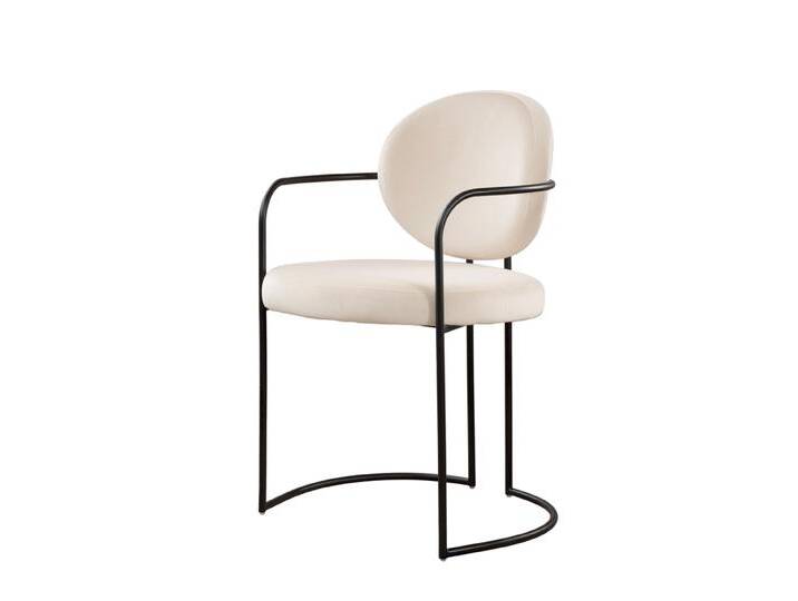 Angelica Esszimmerstuhl – Kreideweiß – Schwarz Angelica Esszimmerstuhl – Kreideweiß – Schwarz von My furniture