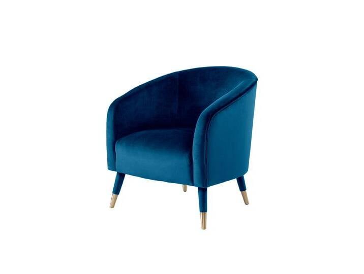 Bellucci Sessel - Marineblau - Messingkappen Bellucci Sessel - Marineblau - Messingkappen von My furniture