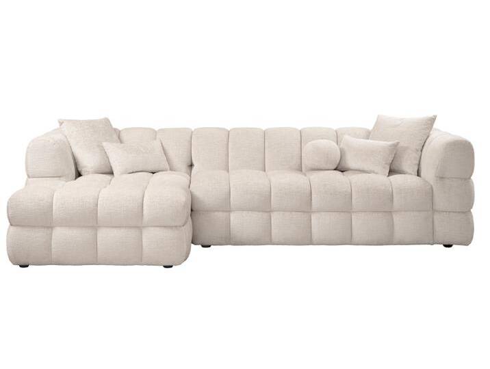 Berlin Ecksofa Linksseitig – Hell-taupefarbenes Chenille Berlin Ecksofa Linksseitig – Hell-taupefarbenes Chenille von My furniture